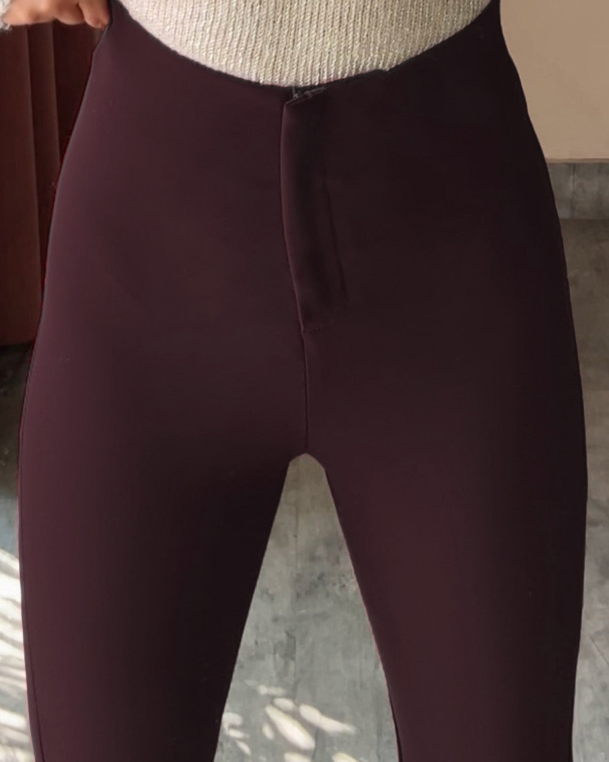 BOOT CUT PINTUCK TROUSER