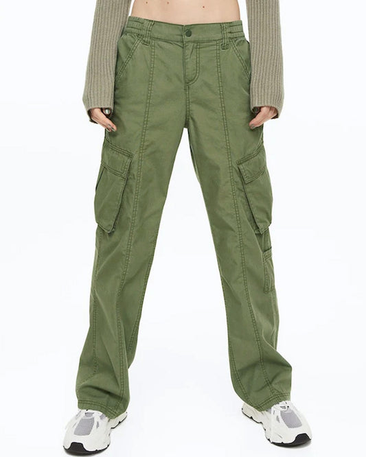 HIGH RISE WIDE LEG CARGO