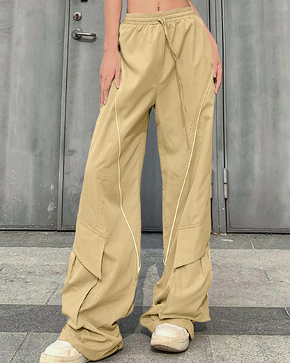 PANELLED BAGGY FIT TROUSER