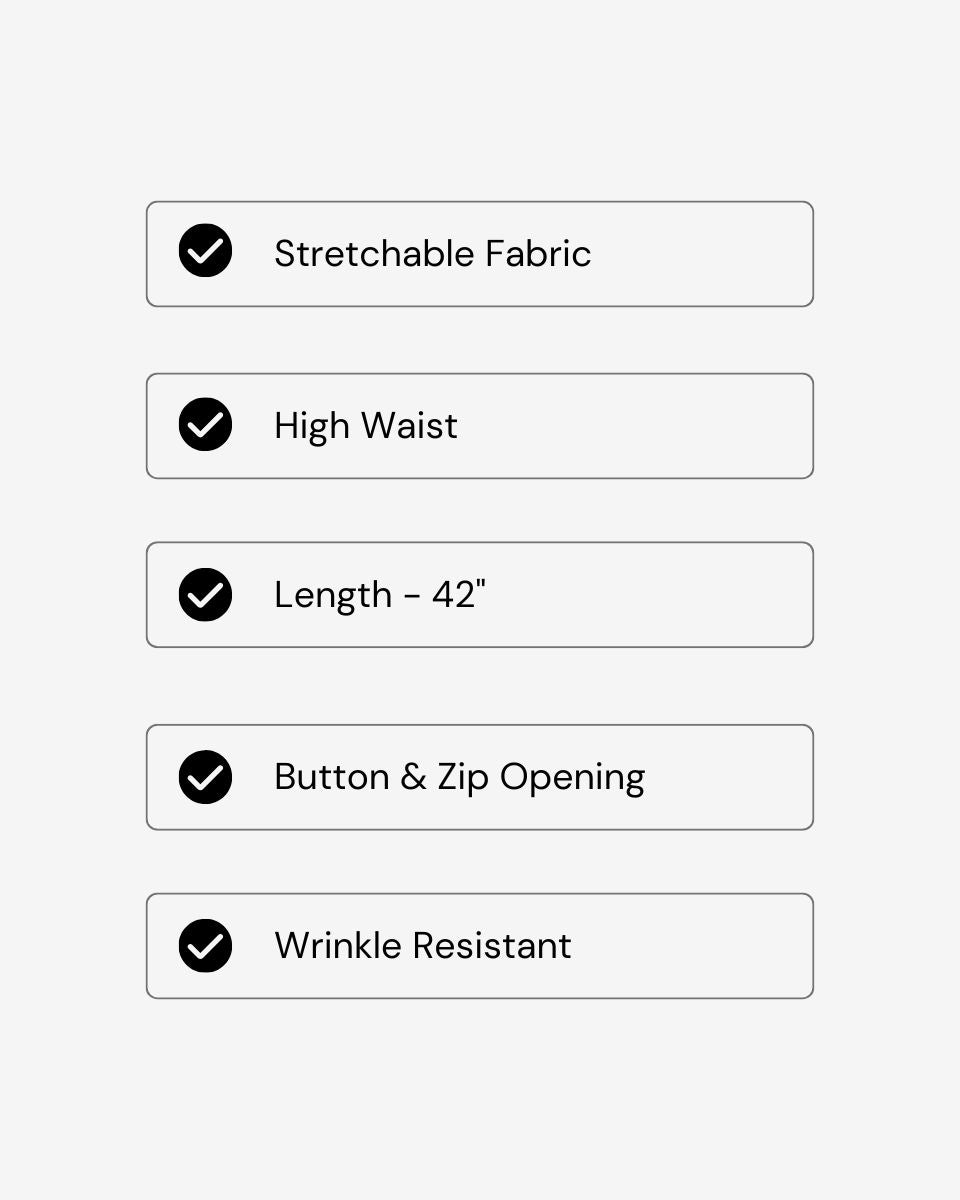 PLEATED BLACK PANTS WITH PANELLED WAIST