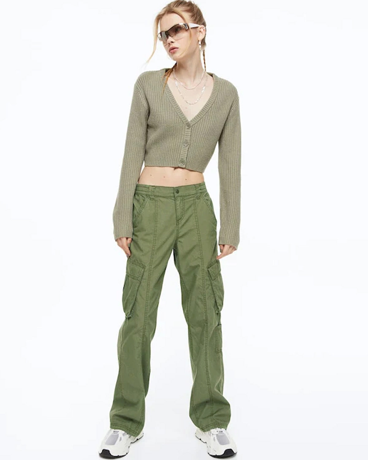 HIGH RISE WIDE LEG CARGO