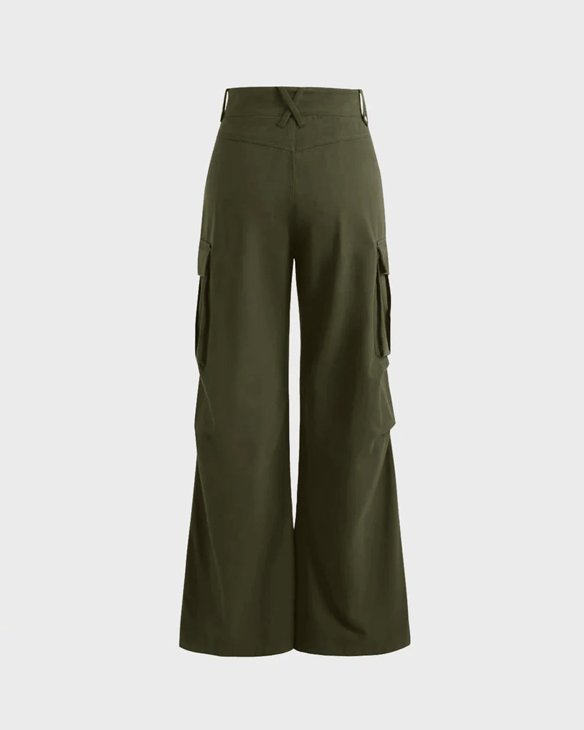 ZIPPED HEM CARGO IN OLIVE