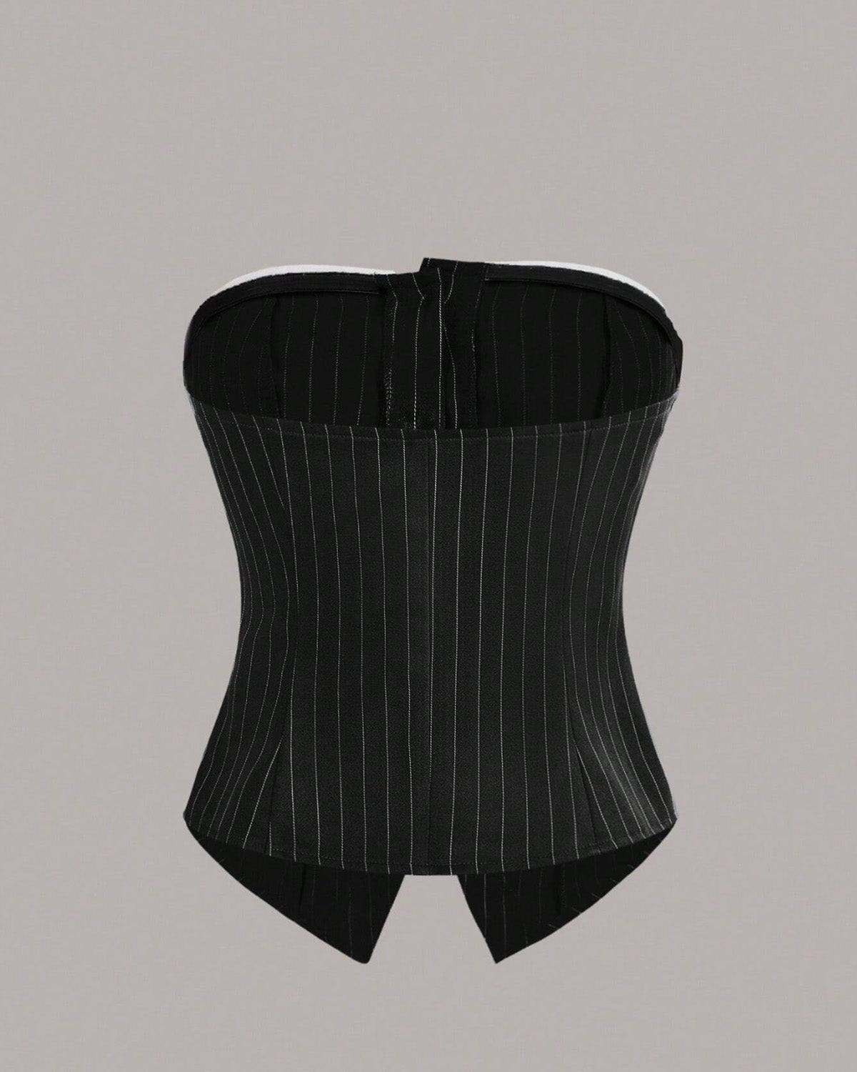 PINSTRIPES BANDEAU TOP