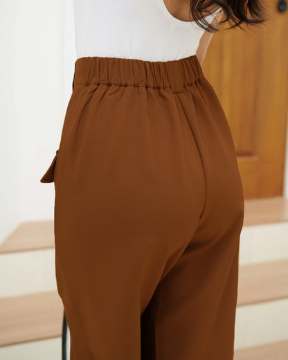 Faux Flap Pocket Pants