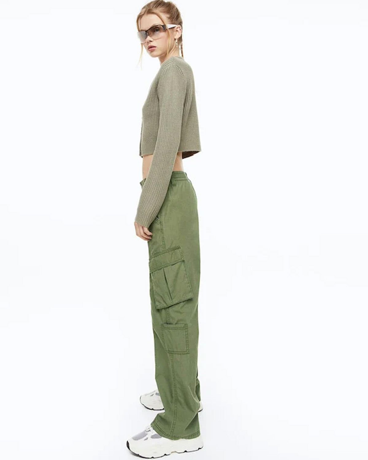 HIGH RISE WIDE LEG CARGO