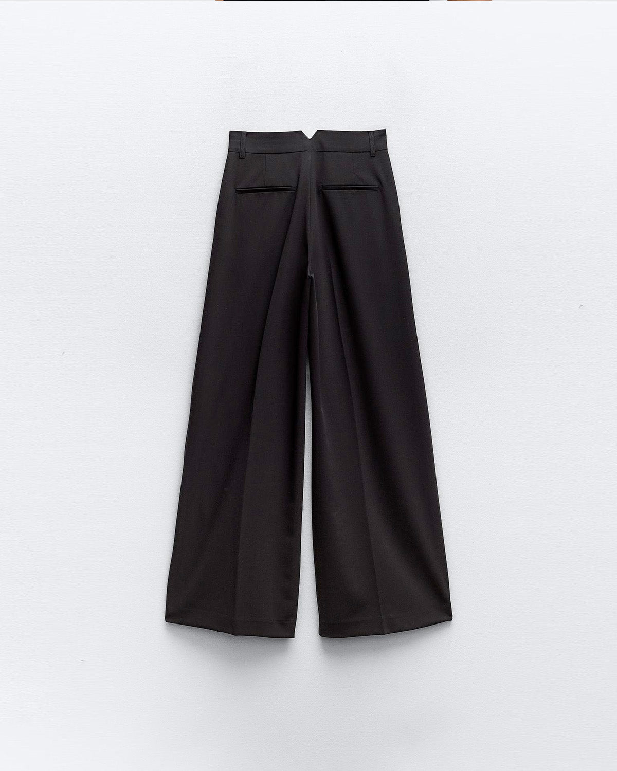 PLEATED WIDE LEG PANTS