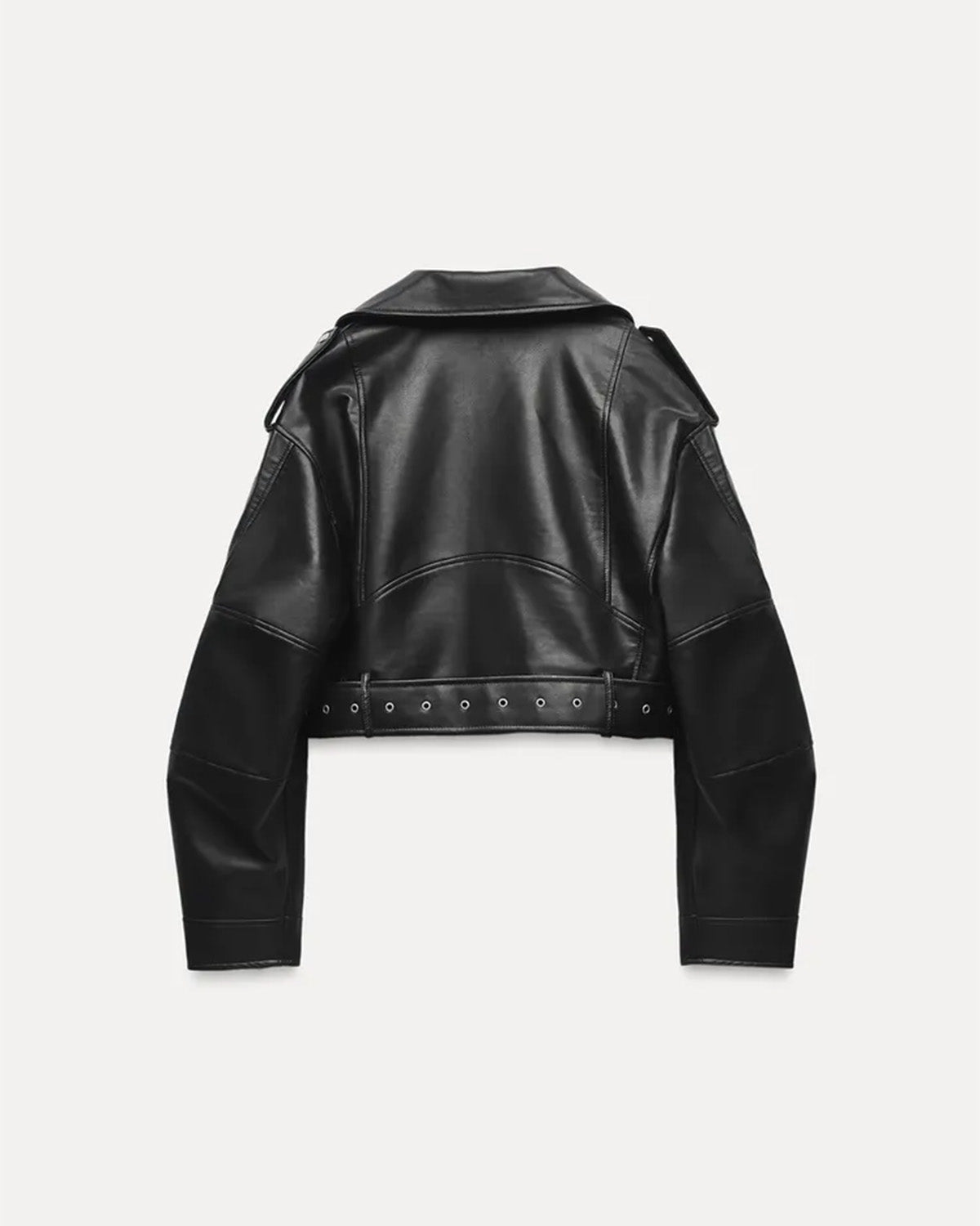 DOUBLE BREASTED BIKER JACKET