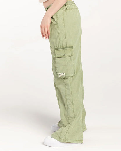 SAGE GREEN UTILITY CARGO PANTS