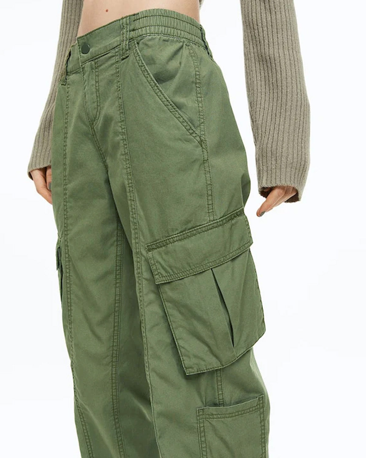 HIGH RISE WIDE LEG CARGO