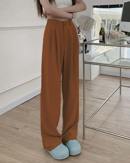 KNIFE PLEATS KOREAN TROUSERS