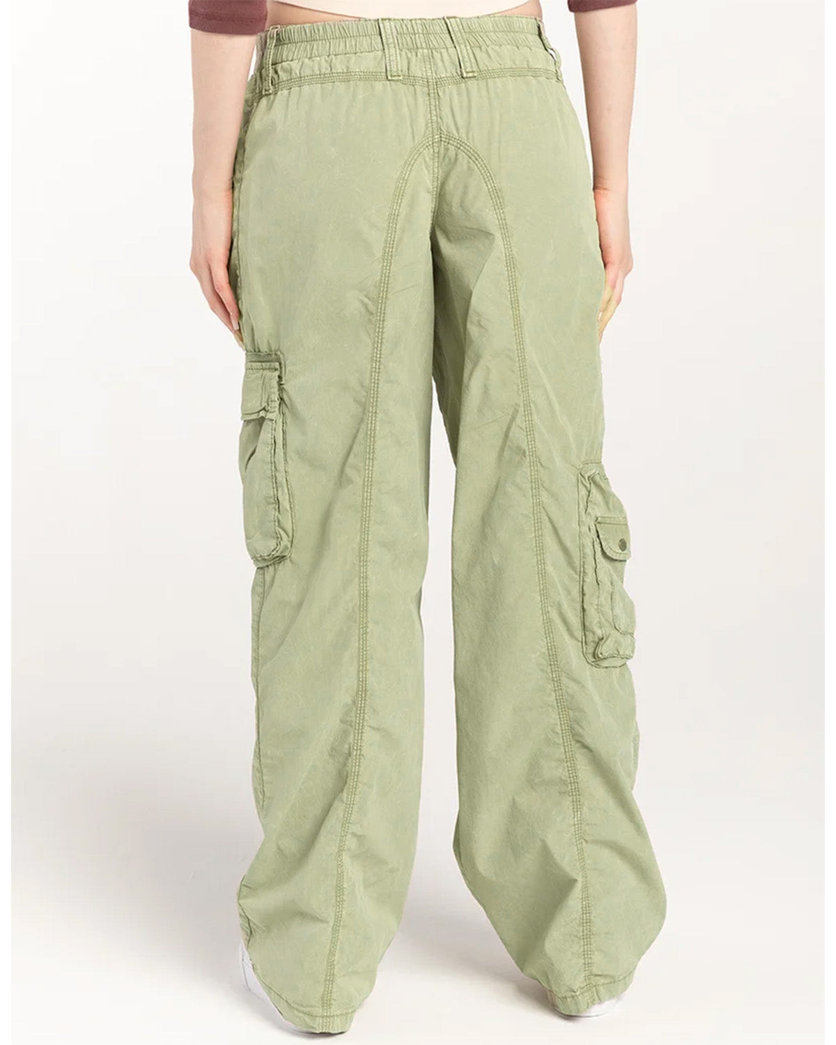 SAGE GREEN UTILITY CARGO PANTS
