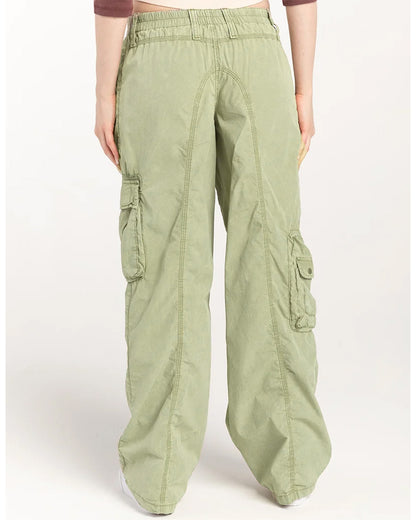 SAGE GREEN UTILITY CARGO PANTS