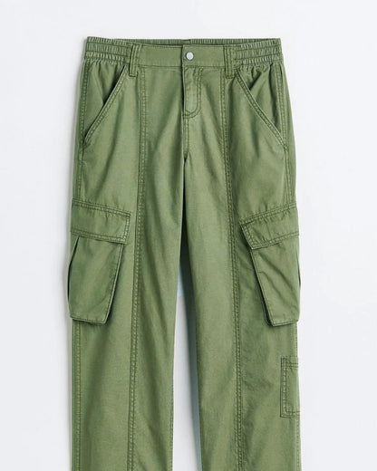 HIGH RISE WIDE LEG CARGO