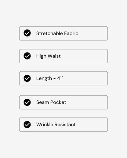 PLEATED SOLID PANTS